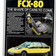 Illustration for article titled Toyotas 1979 FCX-80 Concept Car Was Extremely Original And Extremely Ugly